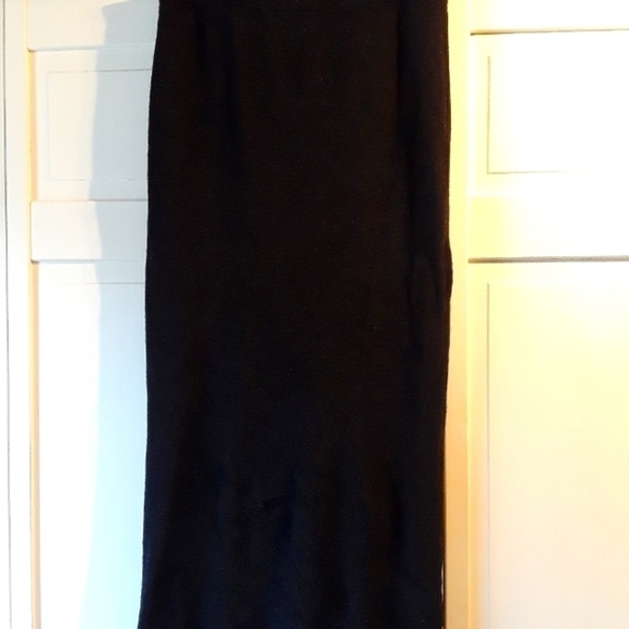 Lecomte Wool Viscose Longline Pencil Skirt Size M/L - Picture 1 of 12